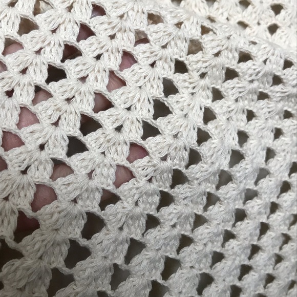 Brazilian Hand-Made Crochet Demi Dress (NWOT) plus Slip-Dress (2 Pc) Size Small - Picture 10 of 17